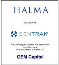 Halma Has Acquired CenTrak