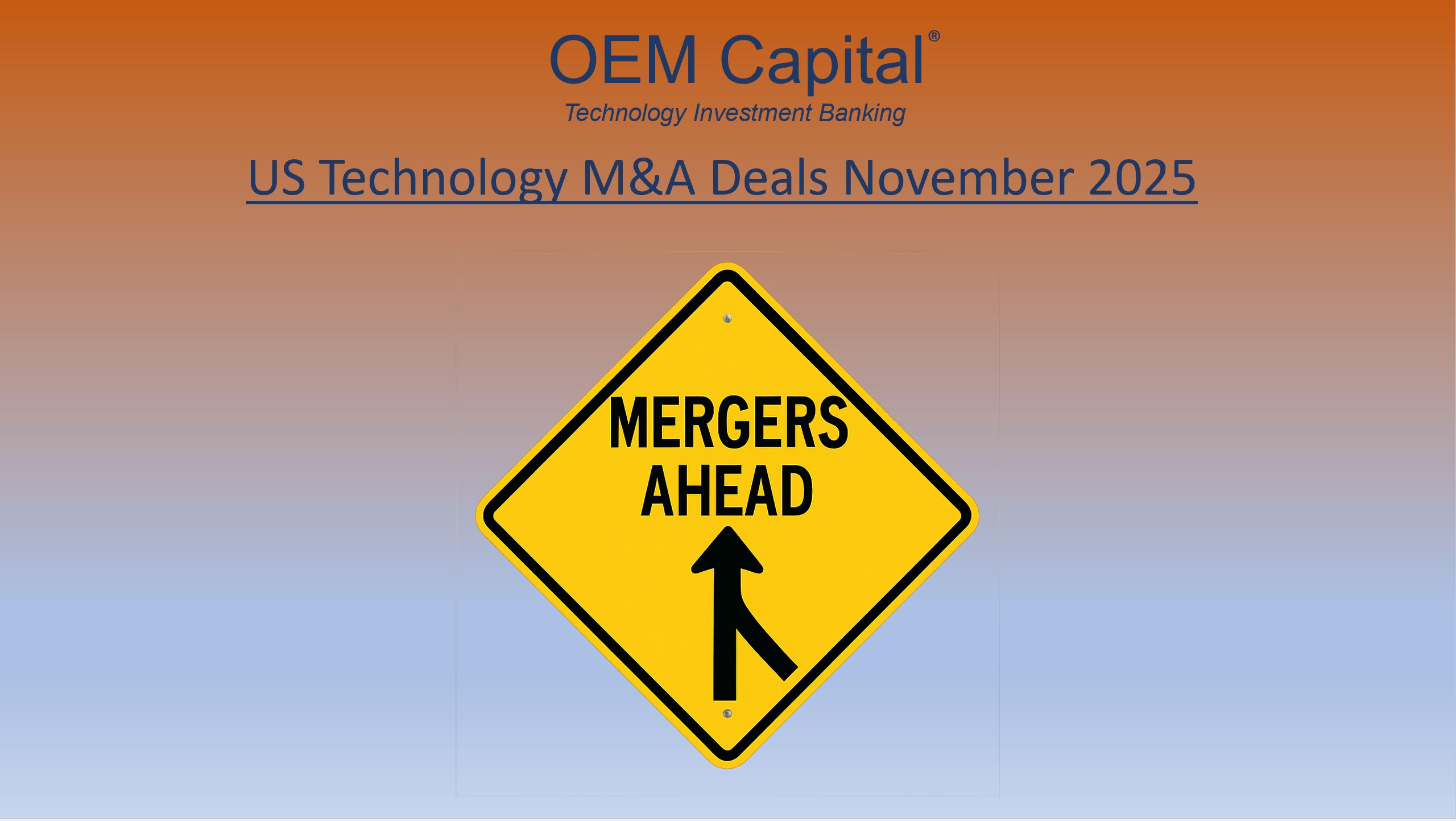 Merger Ahead November 2025 title page final
